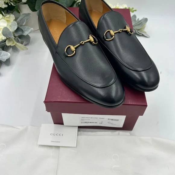 ******Men’s Gucci JORDAAN leather horse bit loafers size 11 fits 12 US - Picture 14 of 14